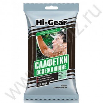Влажные освежающие салфетки Hi-Gear HG5583